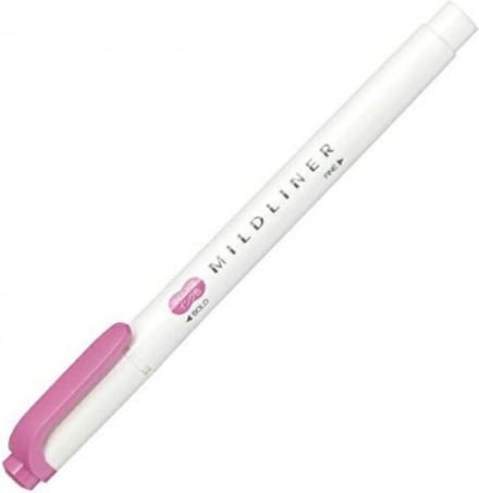 Zebra Mildliner Double-Sided Highlighter - Fine / Bold – Mild Fuchsia / WKT7-MFU