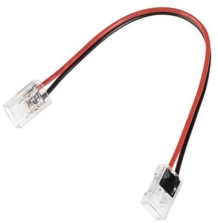 Dubbele connector voor COB LED-strip 24V 8mm - Kunststof - SILUMEN