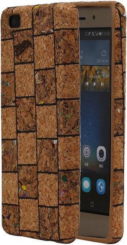 Kurk Design TPU Cover Case voor Huawei P8 Lite Hoesje Model B