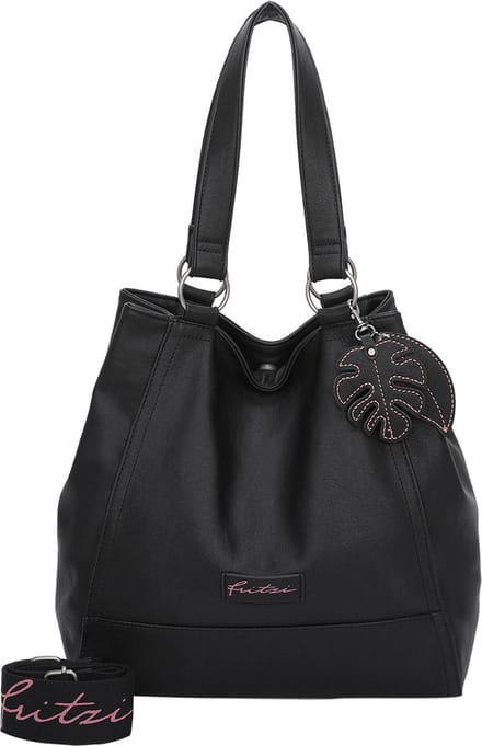 Fritzi aus Preußen Schoudertas Eco Joy01 Shopper Black Zwart
