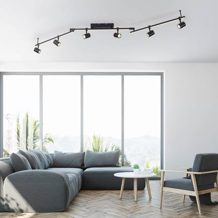 Paul Neuhaus LED plafondspot Barik, 188 cm, verstelbaar