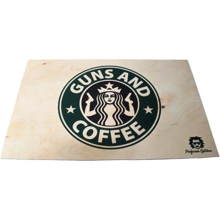 Tapijt Professor Optiken Guns and Coffee I