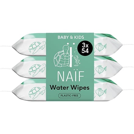 Naïf Plasticvrije Babydoekjes 3-pak 3x 54 tissues