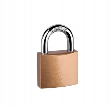 Gouden gietijzeren schot-hangslot 40mm VDV