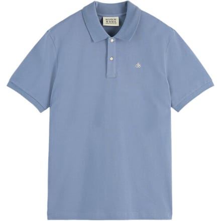 Scotch & Soda Seasonal Core Pique Chest Logo Polo