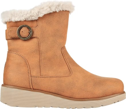 Skechers Keepsakes Wedge-Comfy Winter Dames Laarzen - Cognac - Maat 36