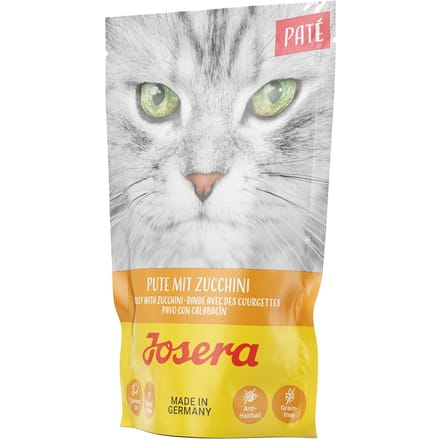 16x85g Kalkoen met Courgette Josera Paté Kattenvoer nat