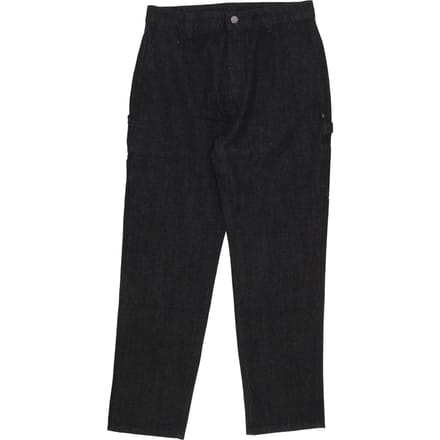 Lange heren denim timmermanbroek zwart