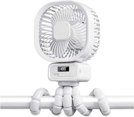 Draagbare Ventilator voor Kinderwagen - Flexibel en USB Oplaadbaar