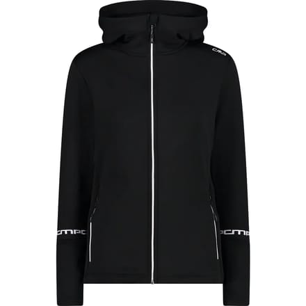 CMP Ski Pully Hooded - Wintersportpully Voor Dames - Met Capuchon - Zwart - M