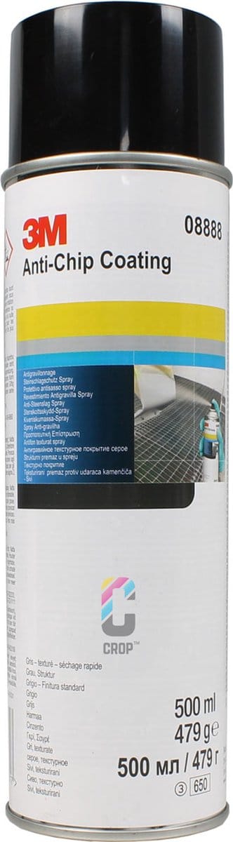 3M 08888 Anti-Steenslag Bescherming Spuitbus 500ml - Grijs - Middel/Grof