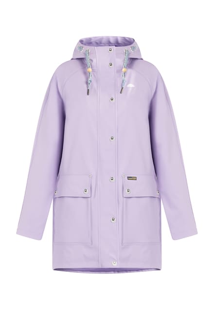 Schmuddelwedda Oversized mackintosh bridgeport Dames Licht lavendel-280
