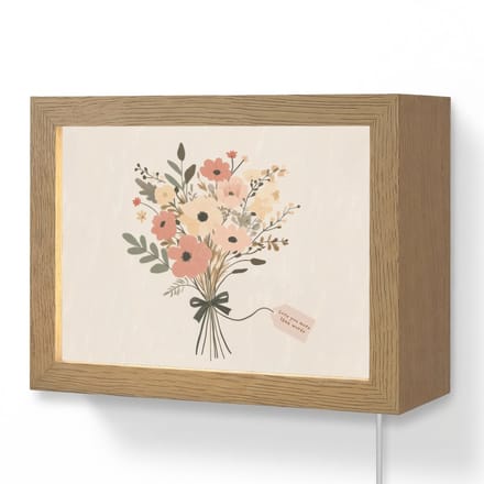 Bloemen - Quote - Beige - Lint