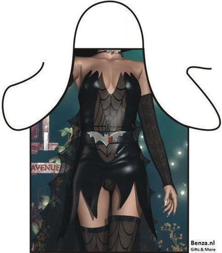 Benza Schort Haloween Witch - Sexy/Leuke/Grappige/Mooie Keukenschort