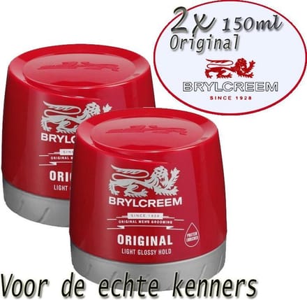 Brylcreem Original haarcreme- voordeel pak- 2x 150 ml