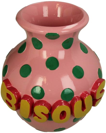 Vase Bisous Polyresin Multi 18x19x22cm