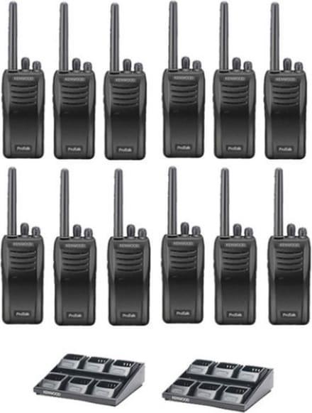 Set van 12 stuks Kenwood TK-3501 met 2 multiladers