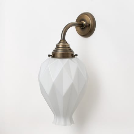 Wandlamp Chicago Curve Brons - Art Deco Trade