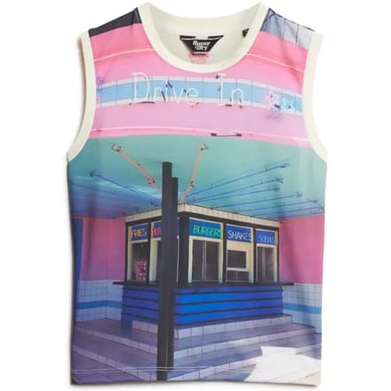 Damestanktop Superdry Sub Print