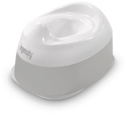 Kinderpotje - Babypotje Zindelijkheidstraining - Zindelijkheidstraining - Antislip Bodem - 34 cm - Wit Grijs