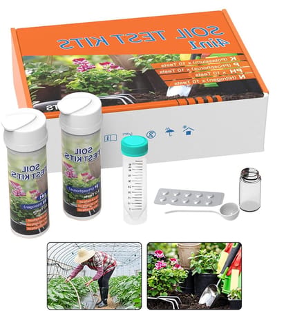 Bodemtestkit - Bodem Analyse Set - Planten Verzorgen - 4-in-1 Bodem Meetapparaat - 10 Tests Per Parameter - Niet gespecificeerd