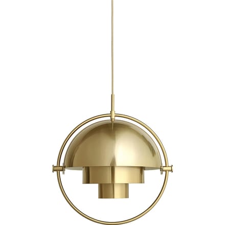 Gubi - Multi-Life hanglamp - messing - Ø 36 cm - brass - zilver