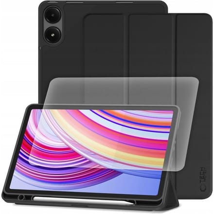 Tech-Protect SC Pen Serie - Tablethoes - Zwart - Schermbescherming - Compatibel met Apple Pen
