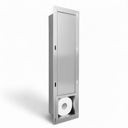 EAVY - Inbouw Toilet Rolhouder RVS - Reserverolhouder - Inbouwnis
