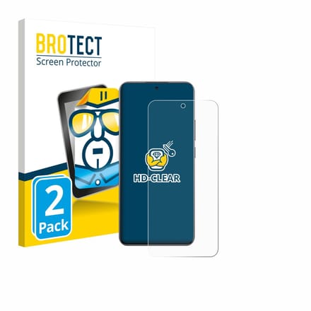 BROTECT - Screenprotector voor Oppo F29 - Folie Beschermfolie transparant 2 Stuks