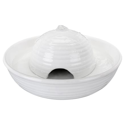 Trixie Vital Flow Mini - Drinkfontein - Keramisch - 800 mililiter - Stromend en stilstaand water - Wit
