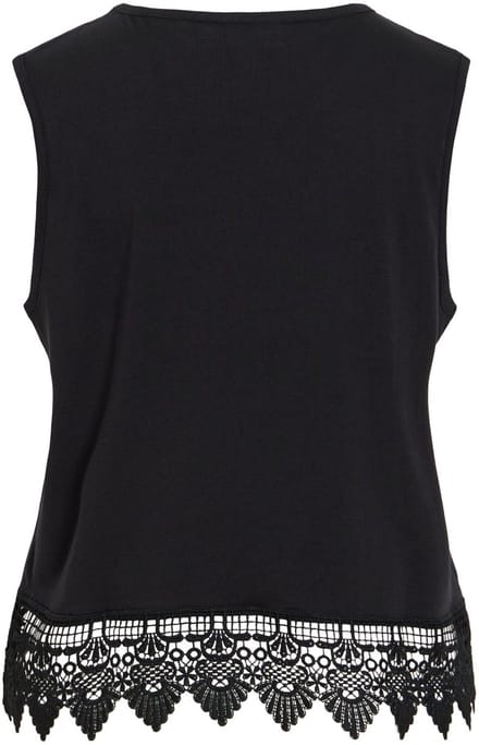 VILA - VIALKA S/L LACE DETAIL TOP - Dames - Blouses
