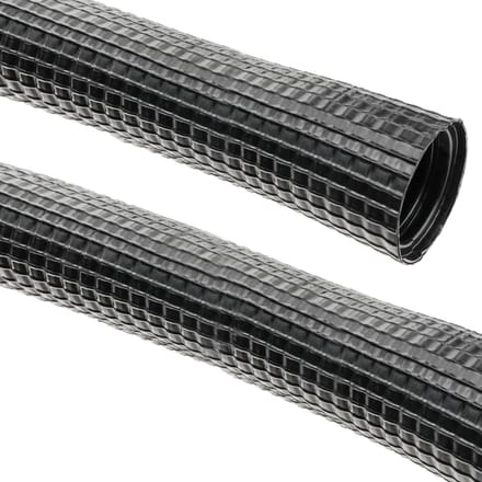 BeMatik - Externe ribbelbuis M-32 10 m zwart