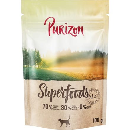 100g Purizon Cat Superfoods Kip droogvoer