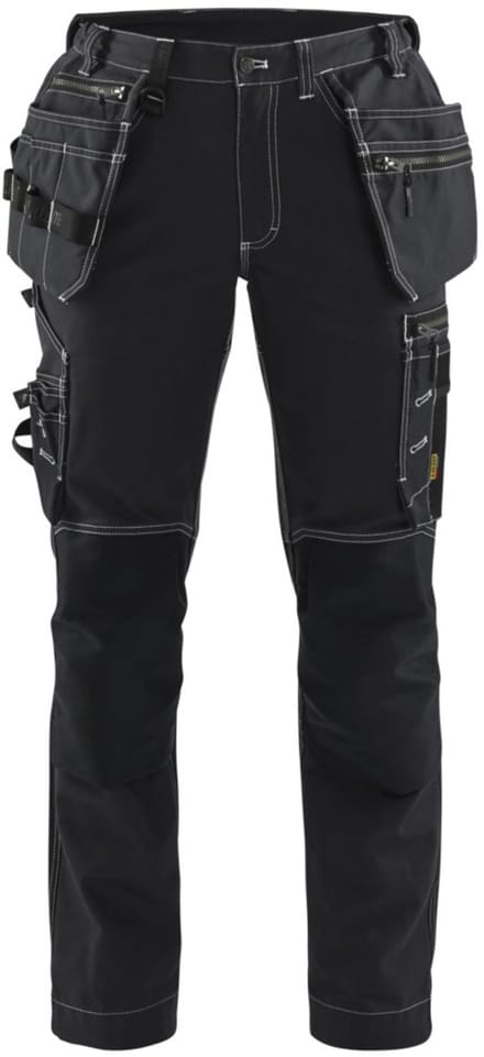 Blaklader 7130-1370 Dames werkbroek met stretch - Zwart - D25