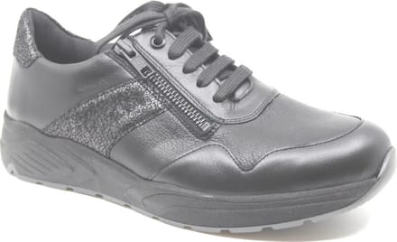 Solidus, 53504 01062, Zwarte sneakers wijdte H