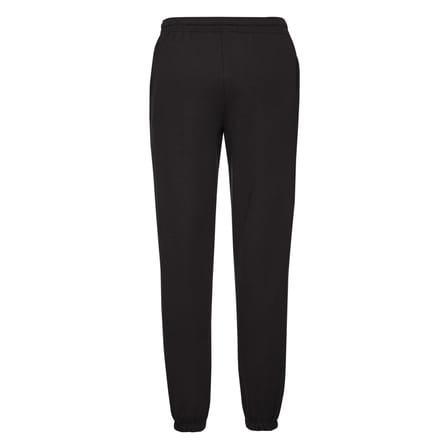 Fruit of the Loom Heren Elastische manchet Joggingbroek (Zwart)