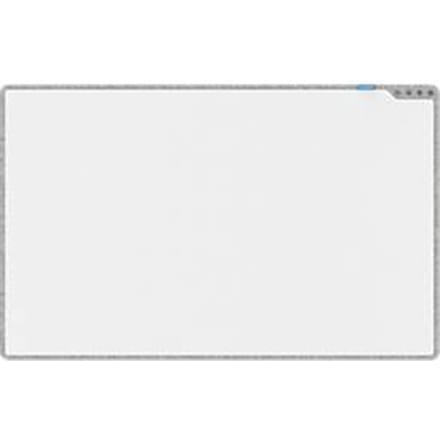 PLAYROOM whiteboard PLAYBOARD, e3-geëmailleerd staal, wit, gerecycled PET frame grijs, B 750 x H 1180 mm