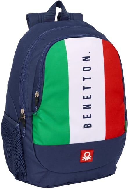 Schoolrugzak Benetton Flag Marineblauw 32 x 44 x 16 cm