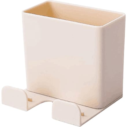 Zelfklevende wandhouder organizer opbergdoos afstandsbediening houder opbergdoos beige