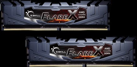 G.Skill Flare X DDR4-3200 - 16GB - CL16 - Dual Channel (2 pcs) - AMD Optimized - Zwart