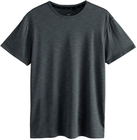 Next - Heren - Active Gym trainingstop T-shirt met korte mouwen - Grijs
