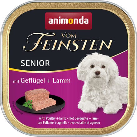 animonda Vom Feinsten Senior 6 x 150 g Hondenvoer - Gevogelte & Lam