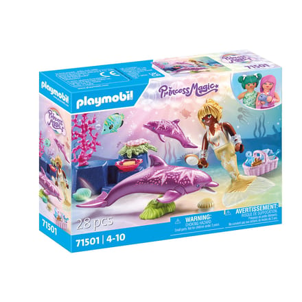 PLAYMOBIL Princess Magic Zeemeermin met dolfijnen - 71501