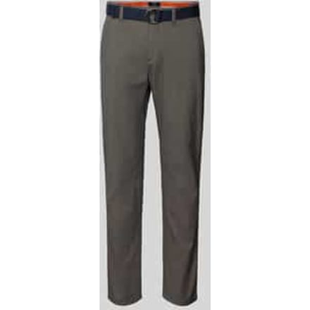 Slim fit chino met riem