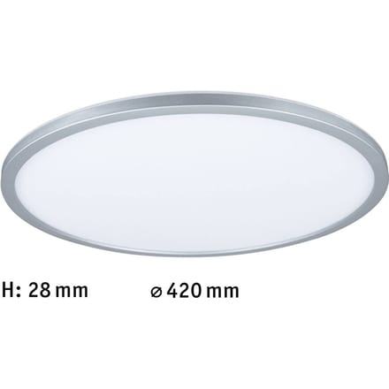LED-paneel 3-Step-Dim Atria Shine Backlight rond 420 mm 22W 2300lm 4000K Chroom mat dimbaar