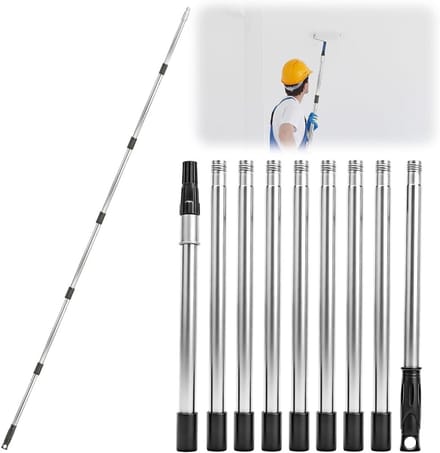 Dailygoods - Telescoop Verlengstang 3,6 m van Aluminium voor Verfroller en Reiniging