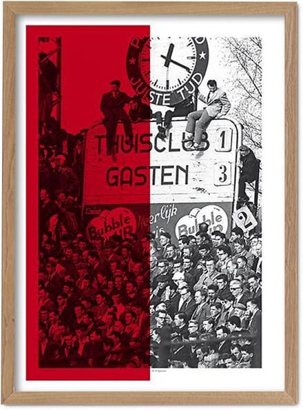 FC Kluif 'De Feijenoorder' poster - 70 x 50 cm - Retro Feyenoord Poster