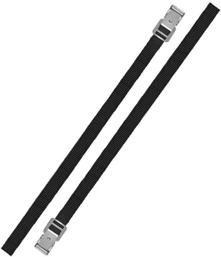 ProPlus Bindriemen met metalen gesp - 18 mm x 100 cm - zwart - set van 2 stuks