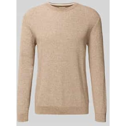 Regular fit gebreide pullover van puur katoen
