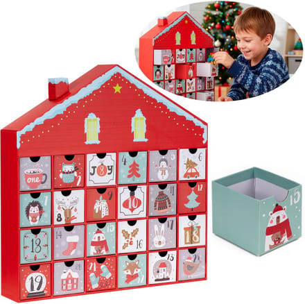 Springos Adventskalender | 24 Delig | Papier | Huis
